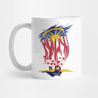 Malaysia Abstract Portrait Flag Mug